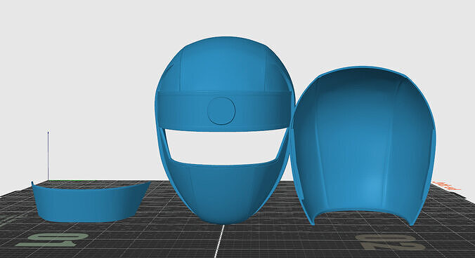 Alien Ranger - Combo 5 helmets 3D print model
