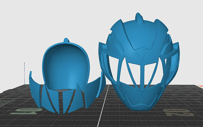 Ryusoulger Red and black 3D print model