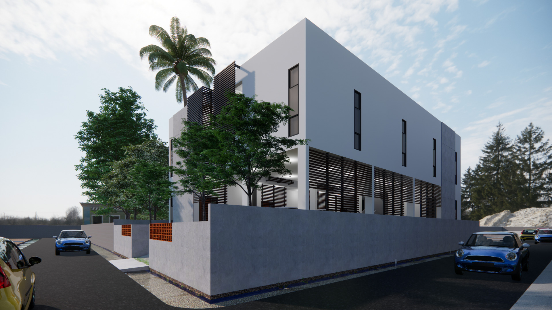 simple guesthouse 3D model_1