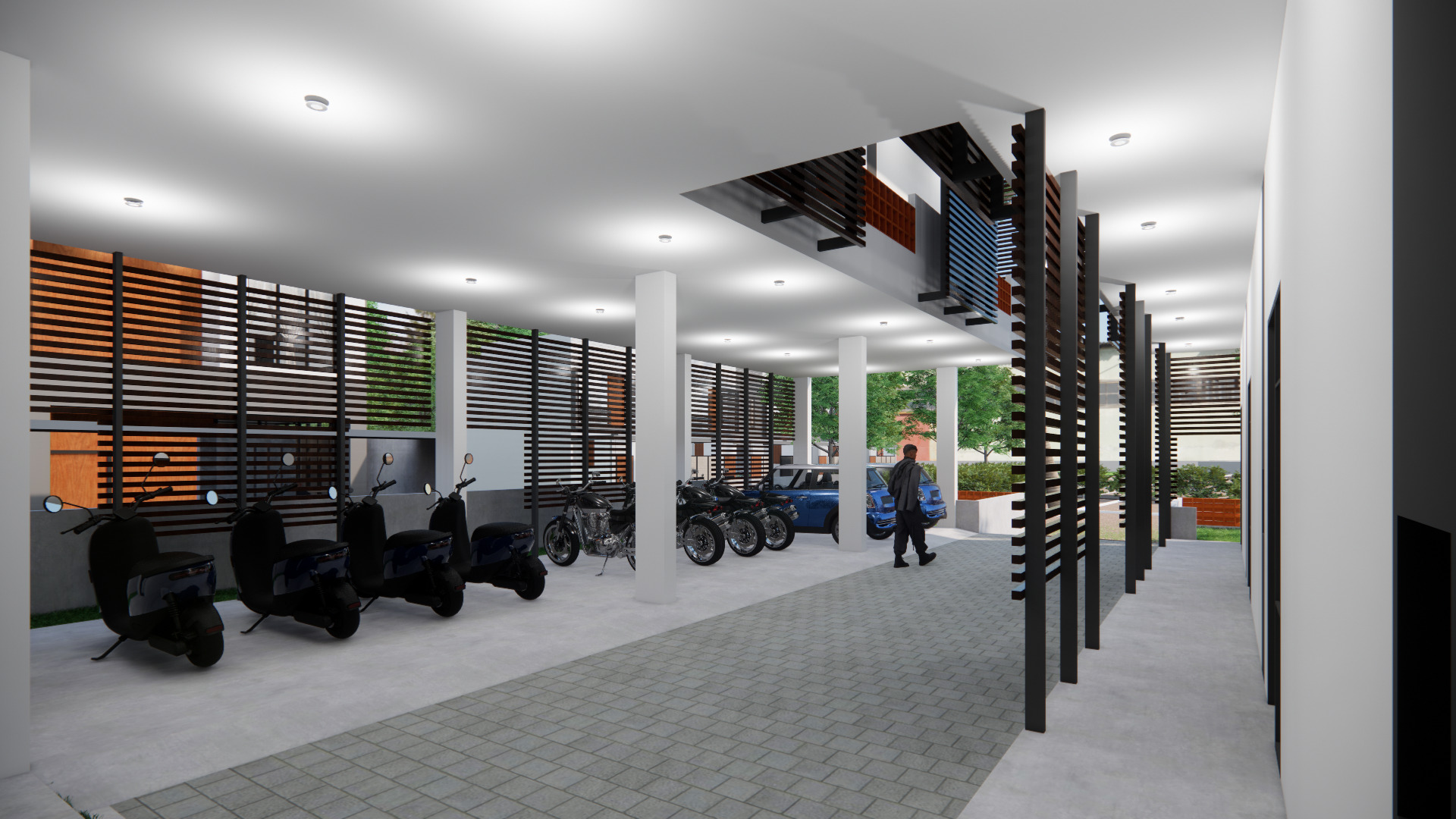 simple guesthouse 3D model_2