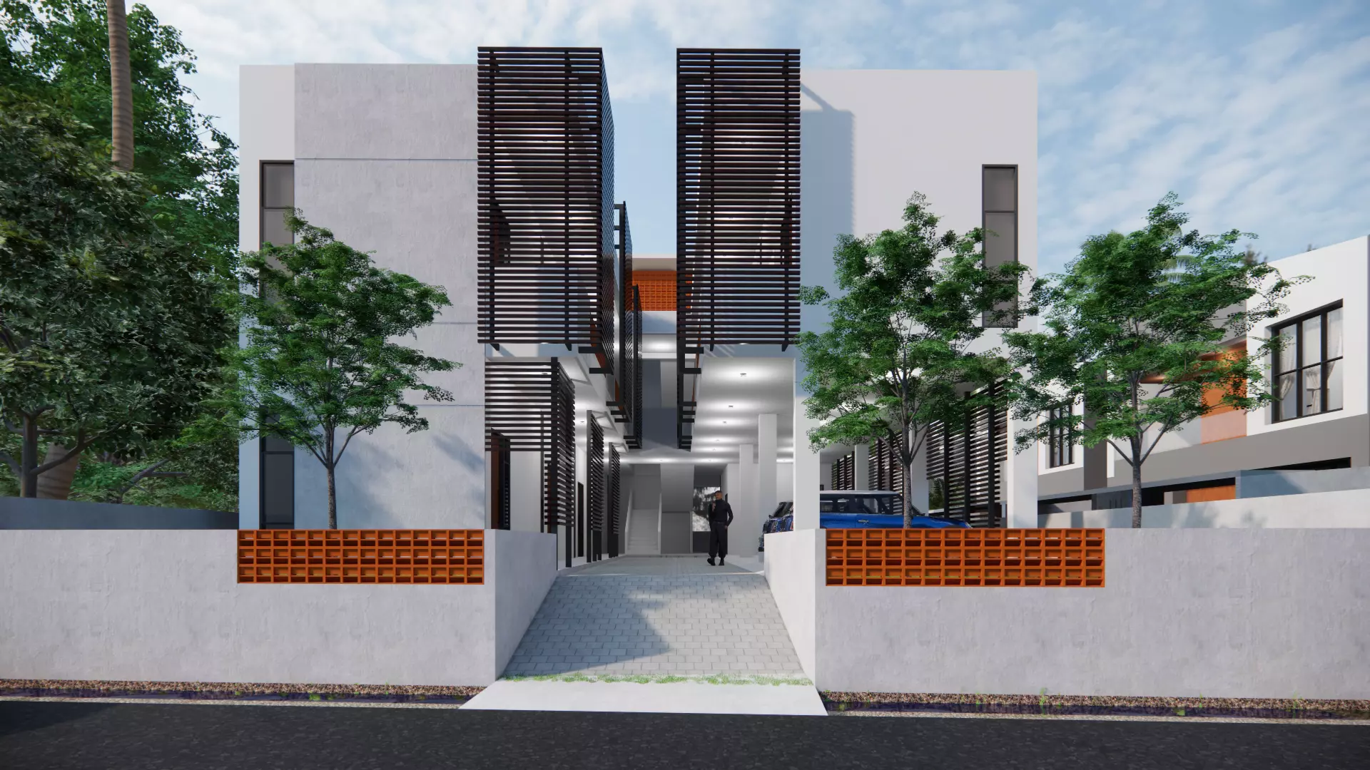 simple guesthouse 3D model_0