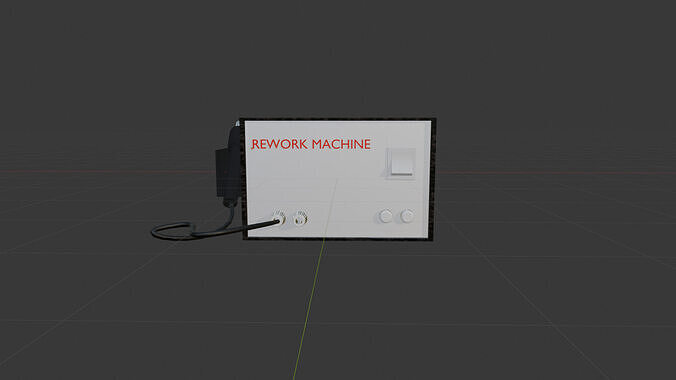 RE WORKMACHINE  Low-poly 3D model