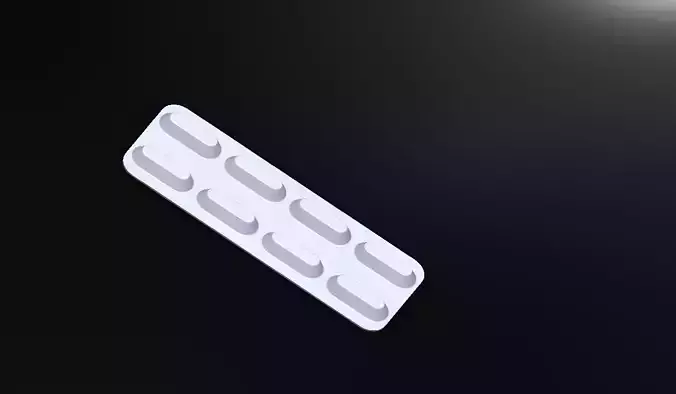 Capsule Strip Design 3D print model