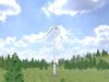 Wind turbine V2 H-175 RD 172m with Animation and Foundation Low-poly 3D model_1