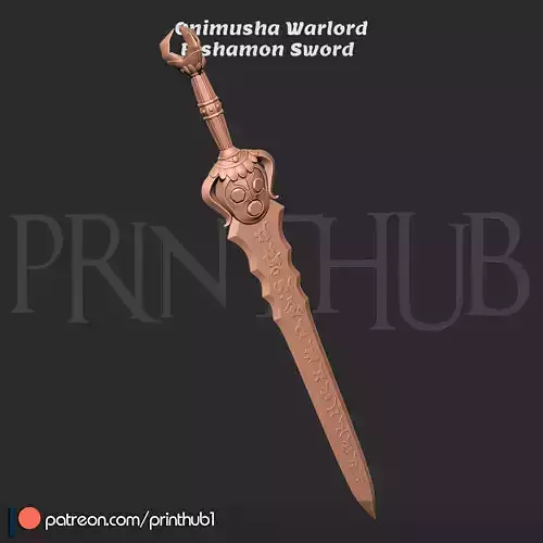 Bishamon Sword  Onimusha Fan Art  Legendary Cosplay Prop
