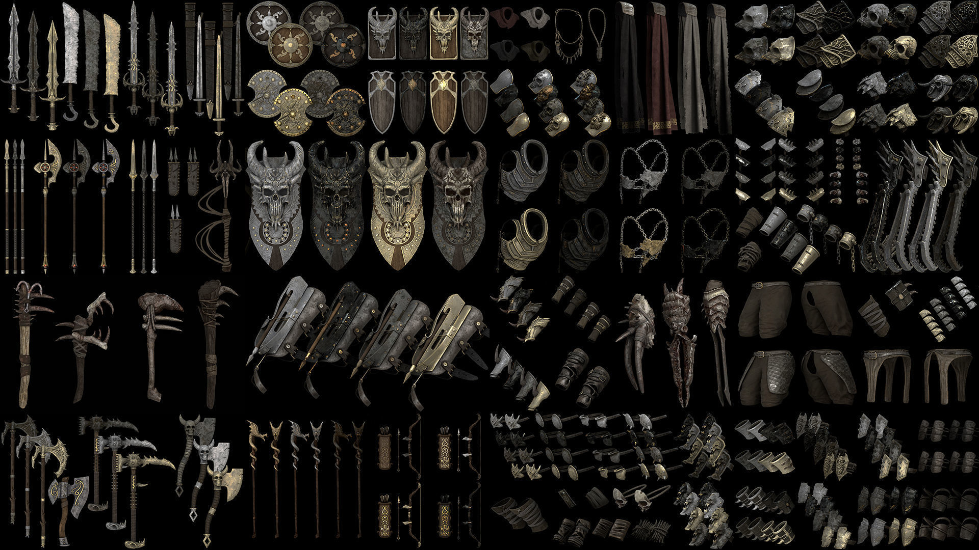 Ashen Tribe 3D Model Collection_38