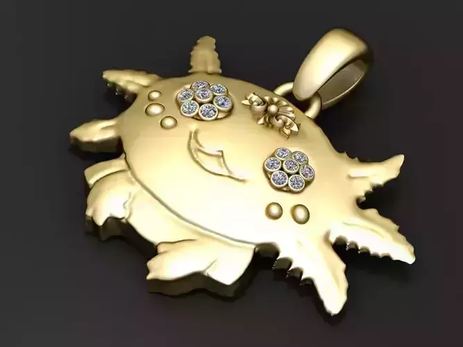 jewelry model sun  3D print model