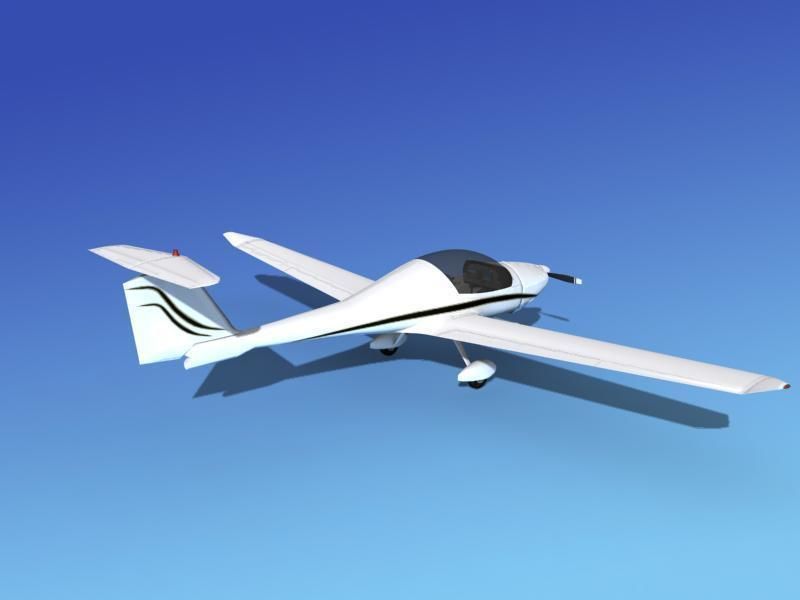 Daimond DA-20 Katana V03 3D model_5