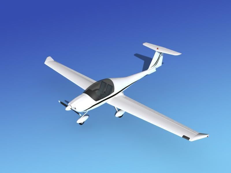 Daimond DA-20 Katana V03 3D model_10