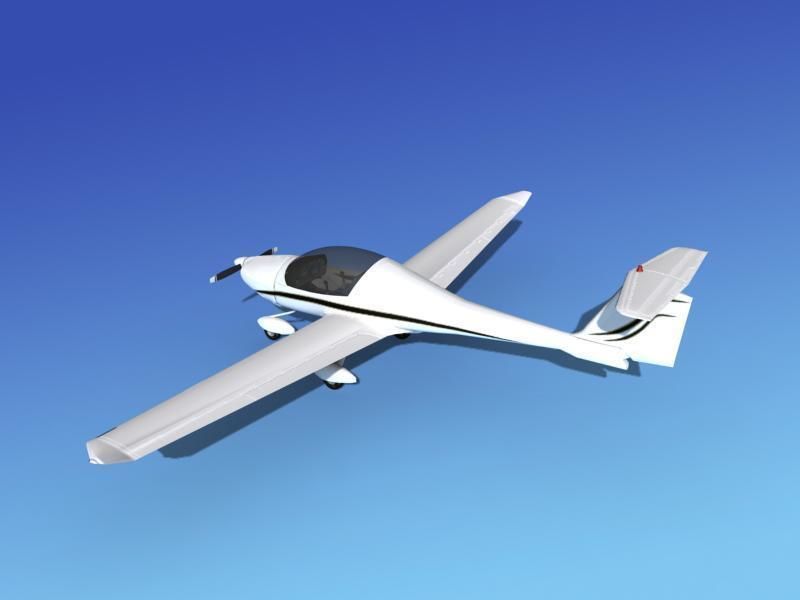 Daimond DA-20 Katana V03 3D model_8