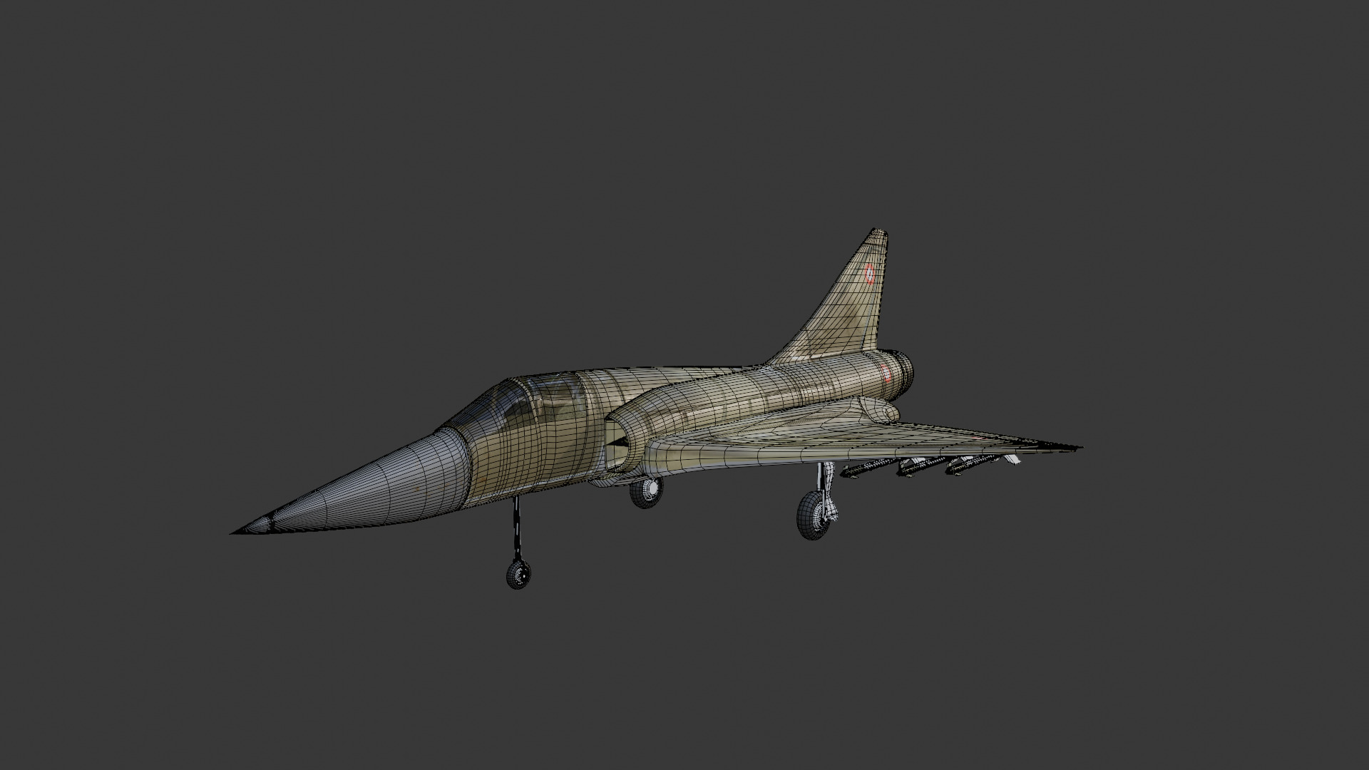 Mirage 2000 3D model_6