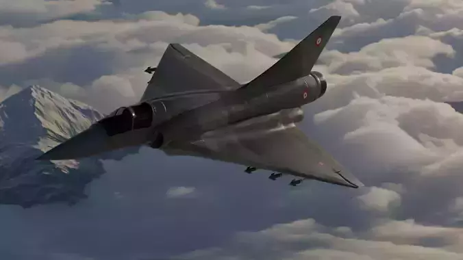 Mirage 2000 3D model