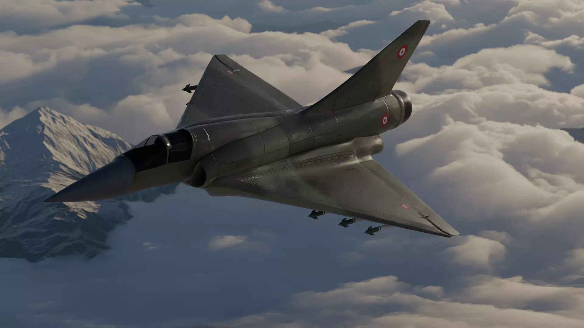 Mirage 2000 3D model_0