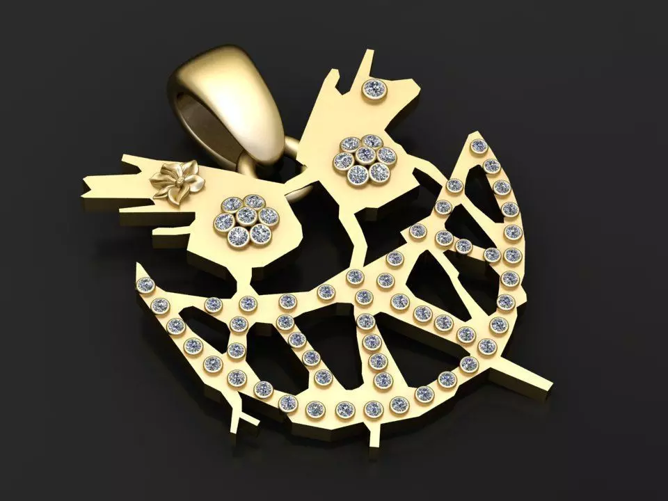 model romantic 3D print model