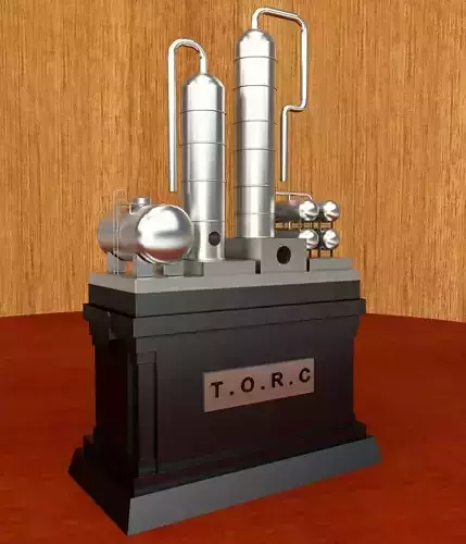 distillation tower Free 3D model