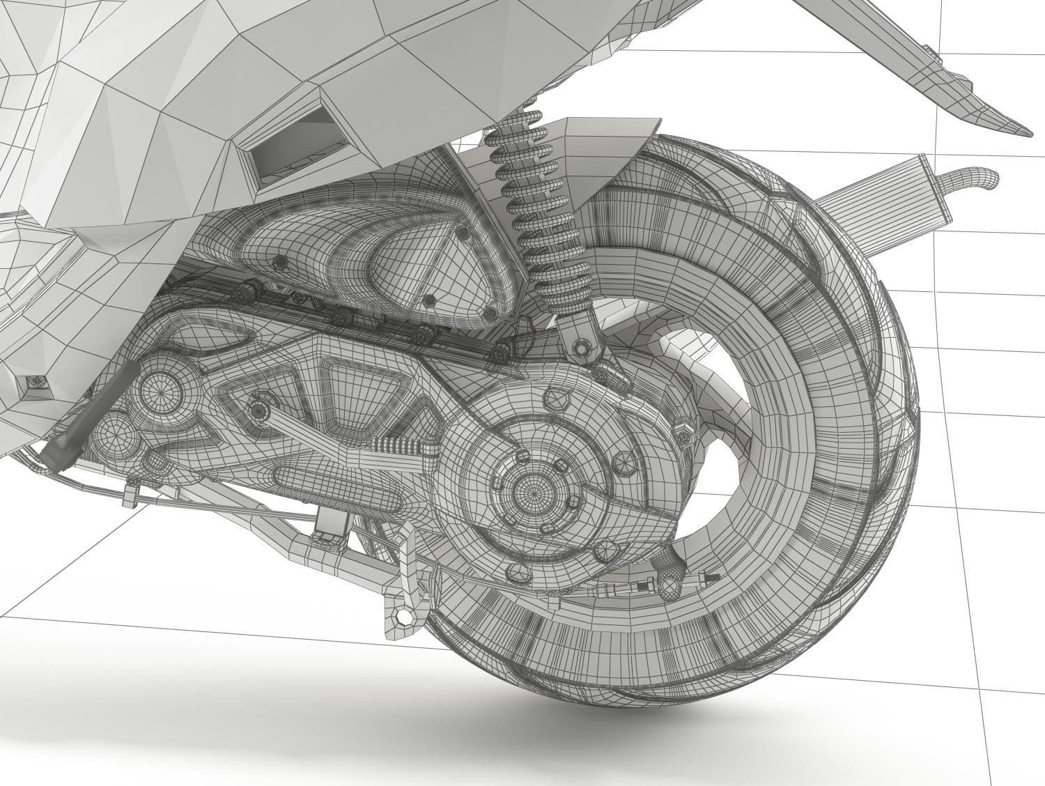 Scooter Gilera Stalker 3D model_22