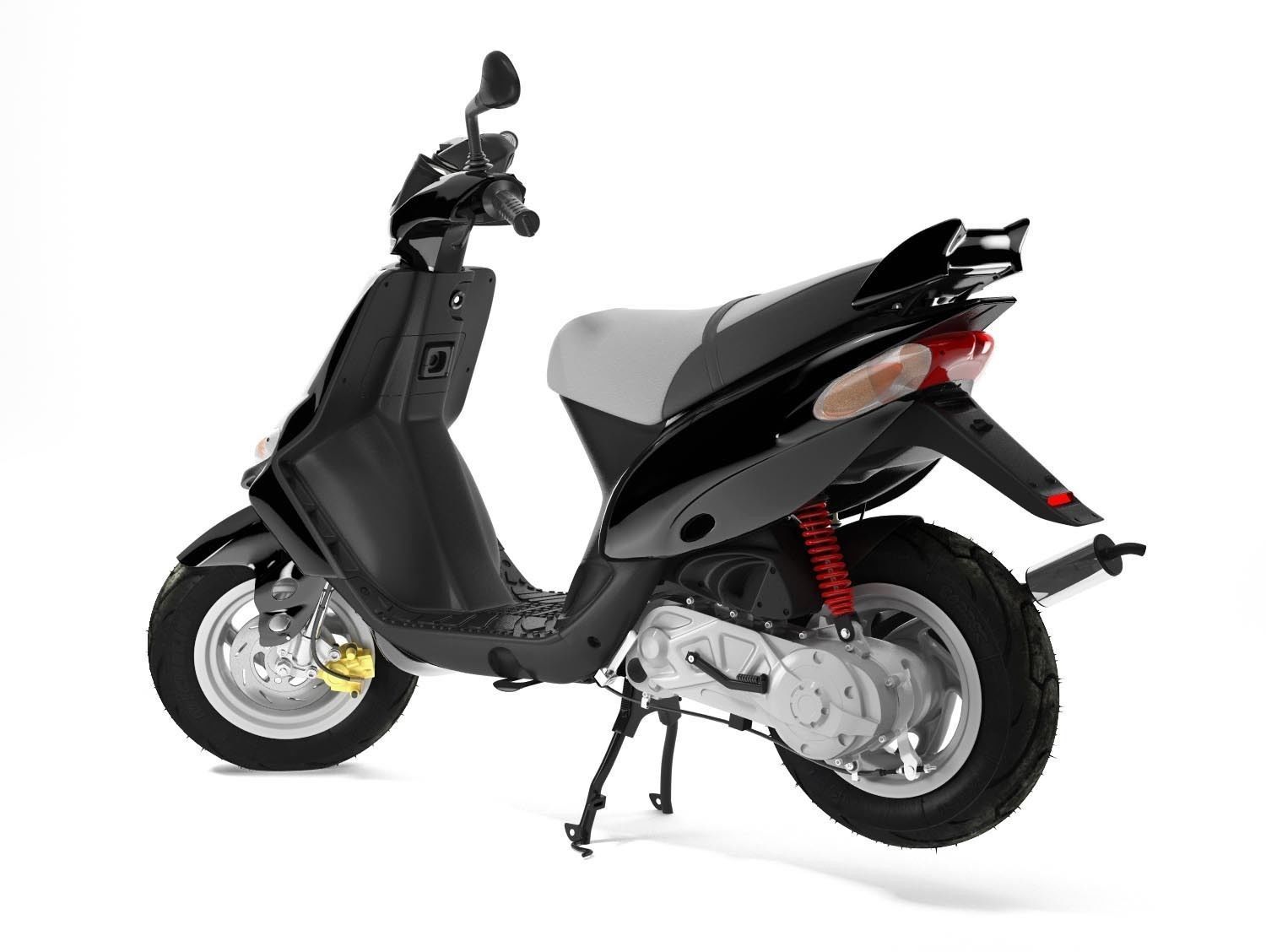 Scooter Gilera Stalker 3D model_7