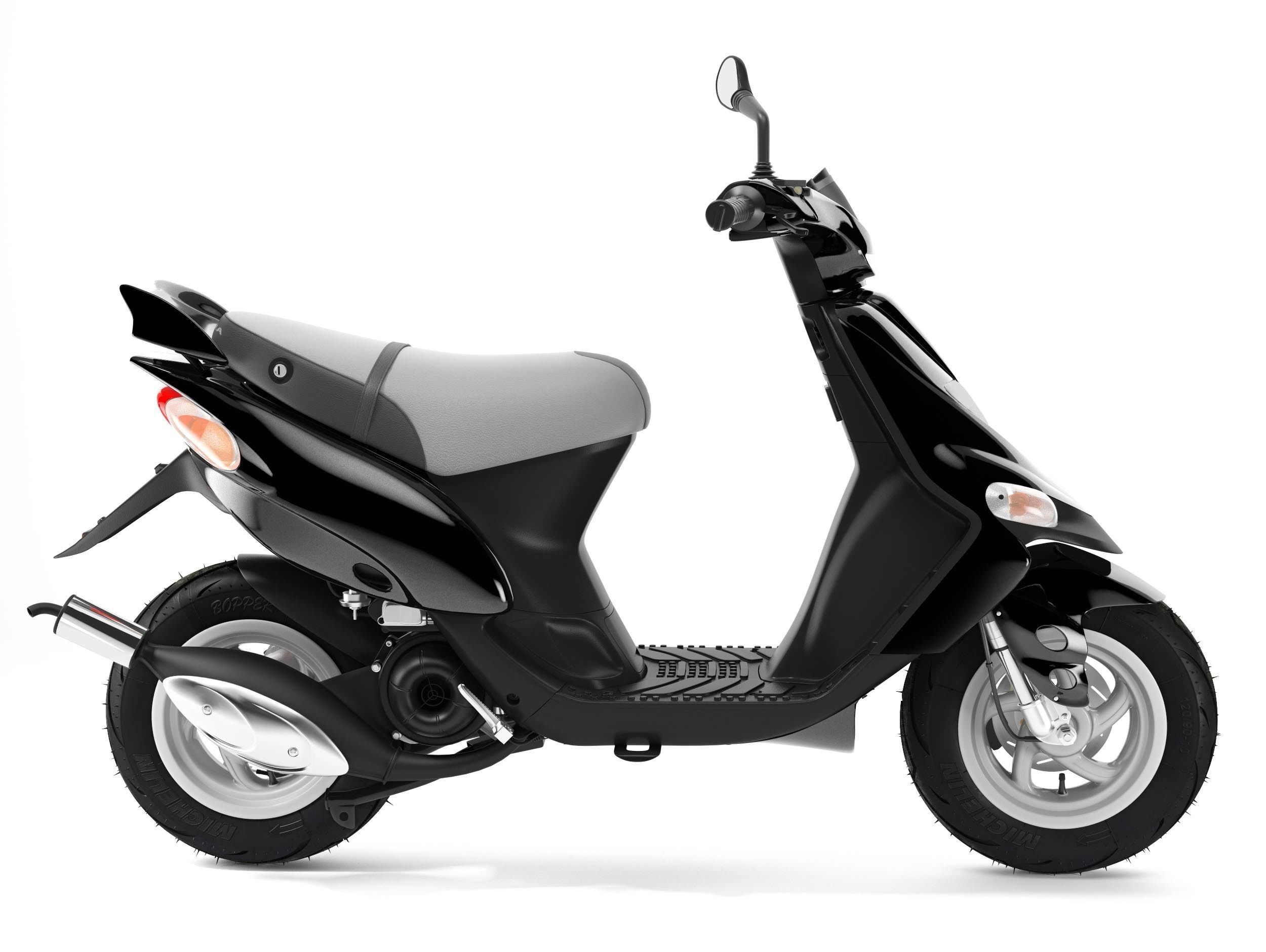 Scooter Gilera Stalker 3D model_3