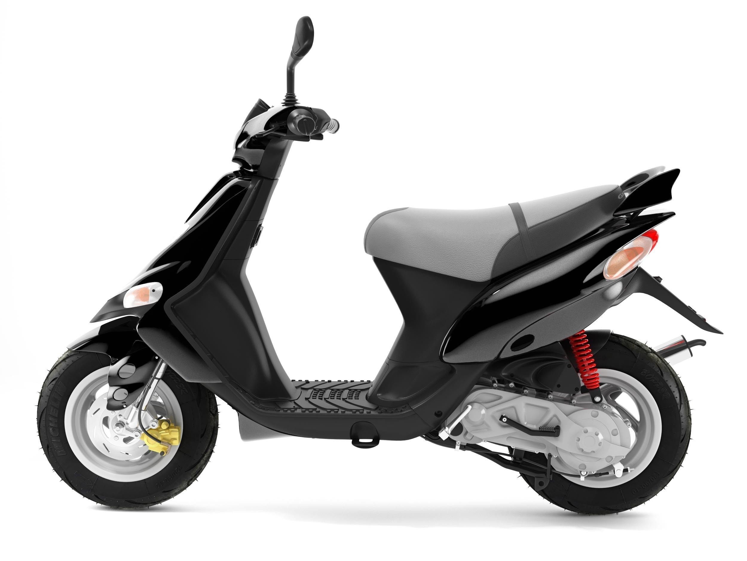 Scooter Gilera Stalker 3D model_6