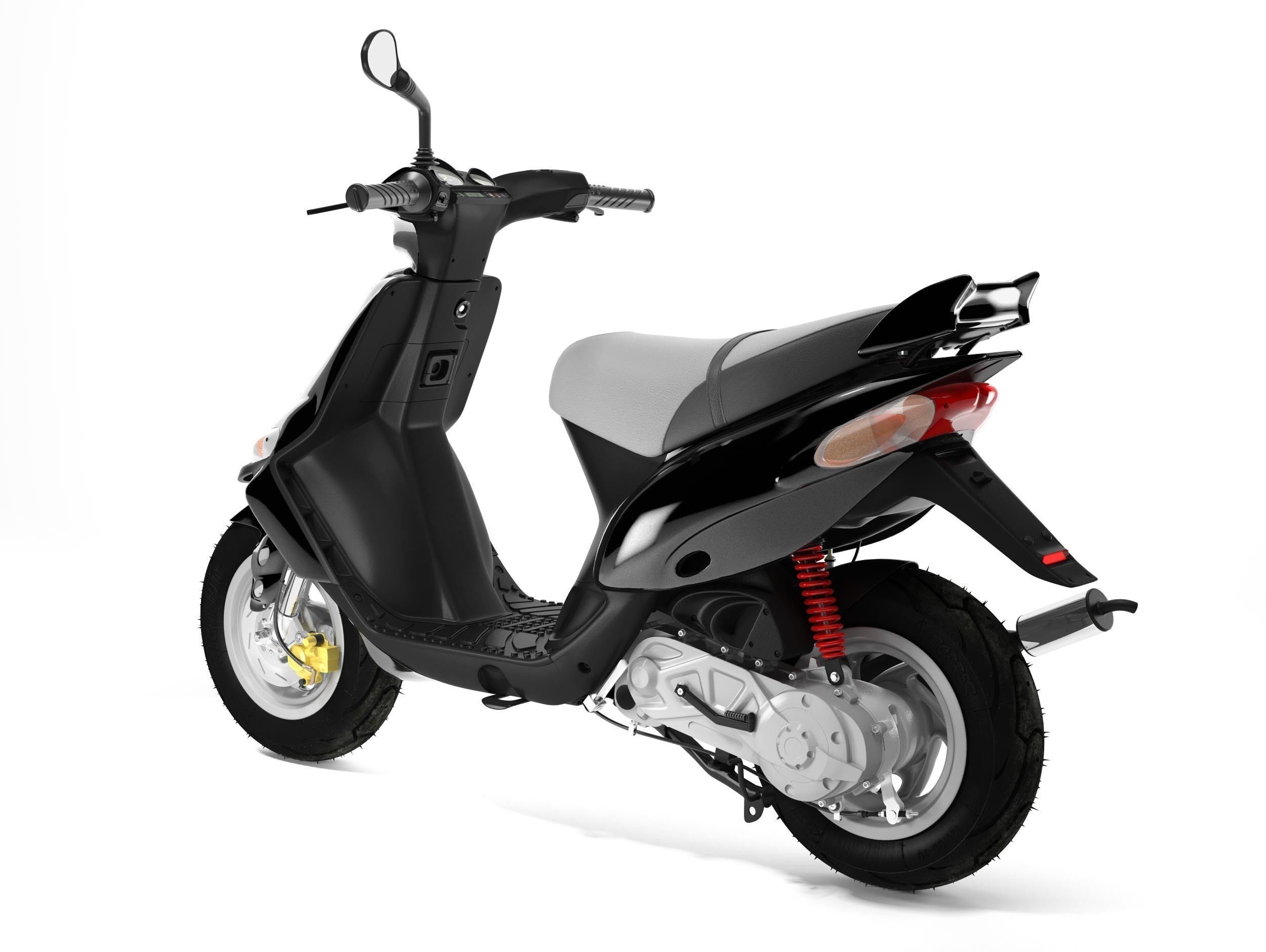 Scooter Gilera Stalker 3D model_5