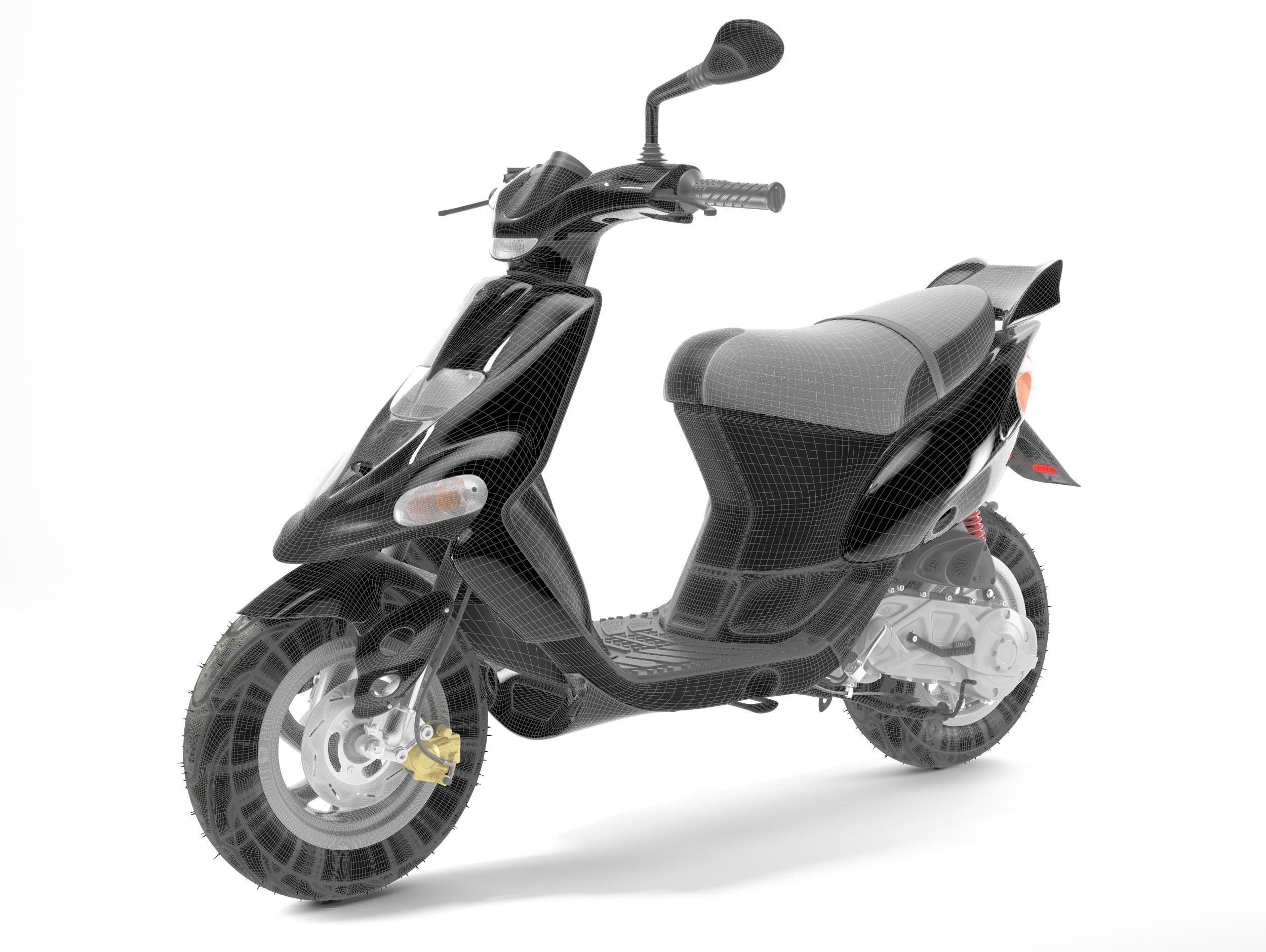 Scooter Gilera Stalker 3D model_13