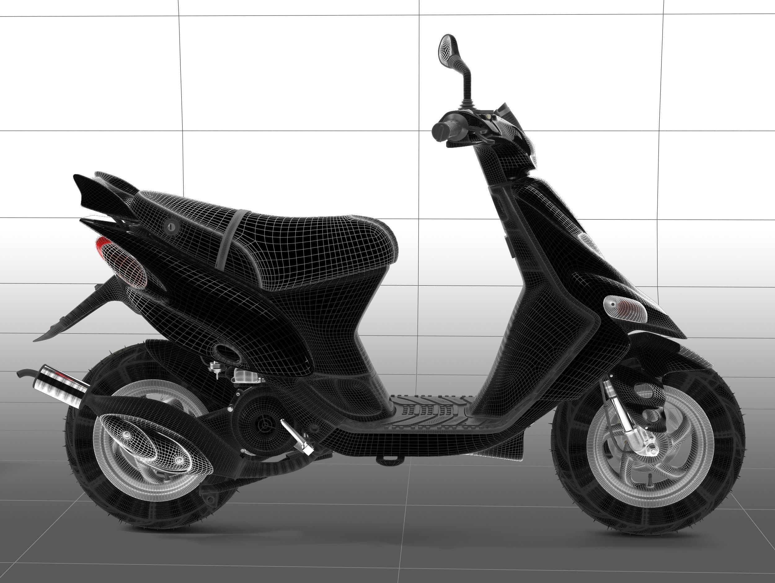 Scooter Gilera Stalker 3D model_17