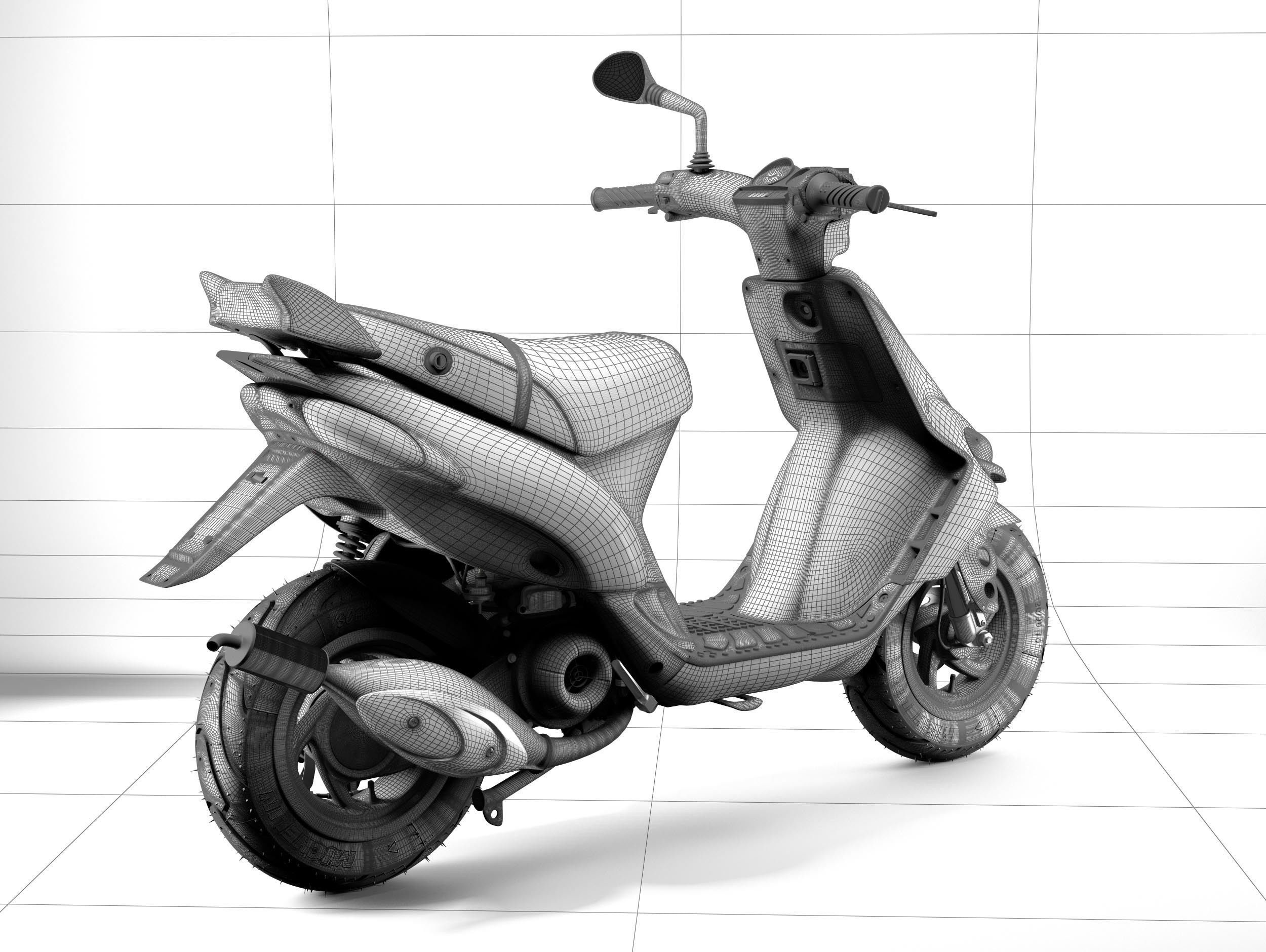 Scooter Gilera Stalker 3D model_15