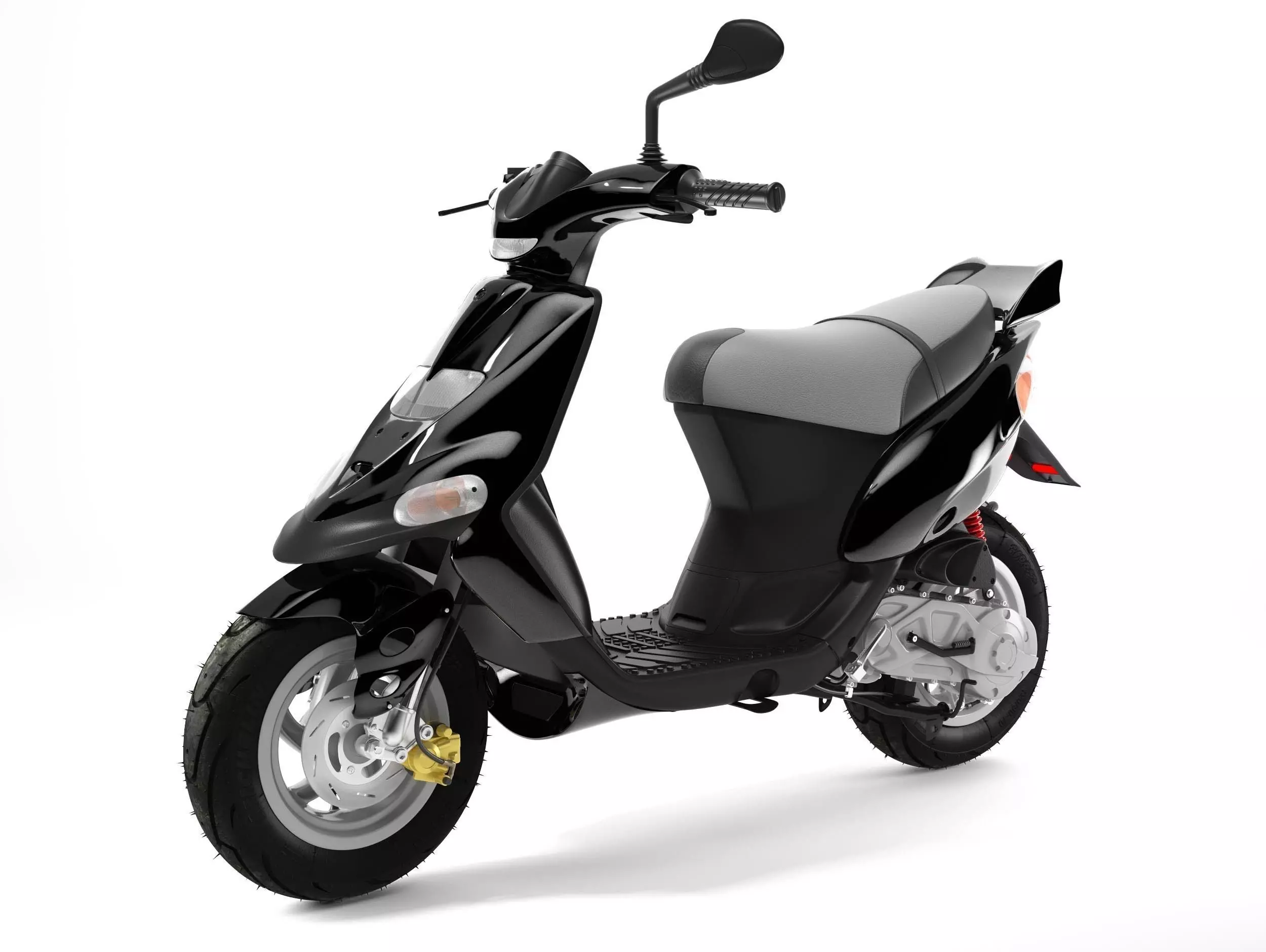 Scooter Gilera Stalker 3D model_0