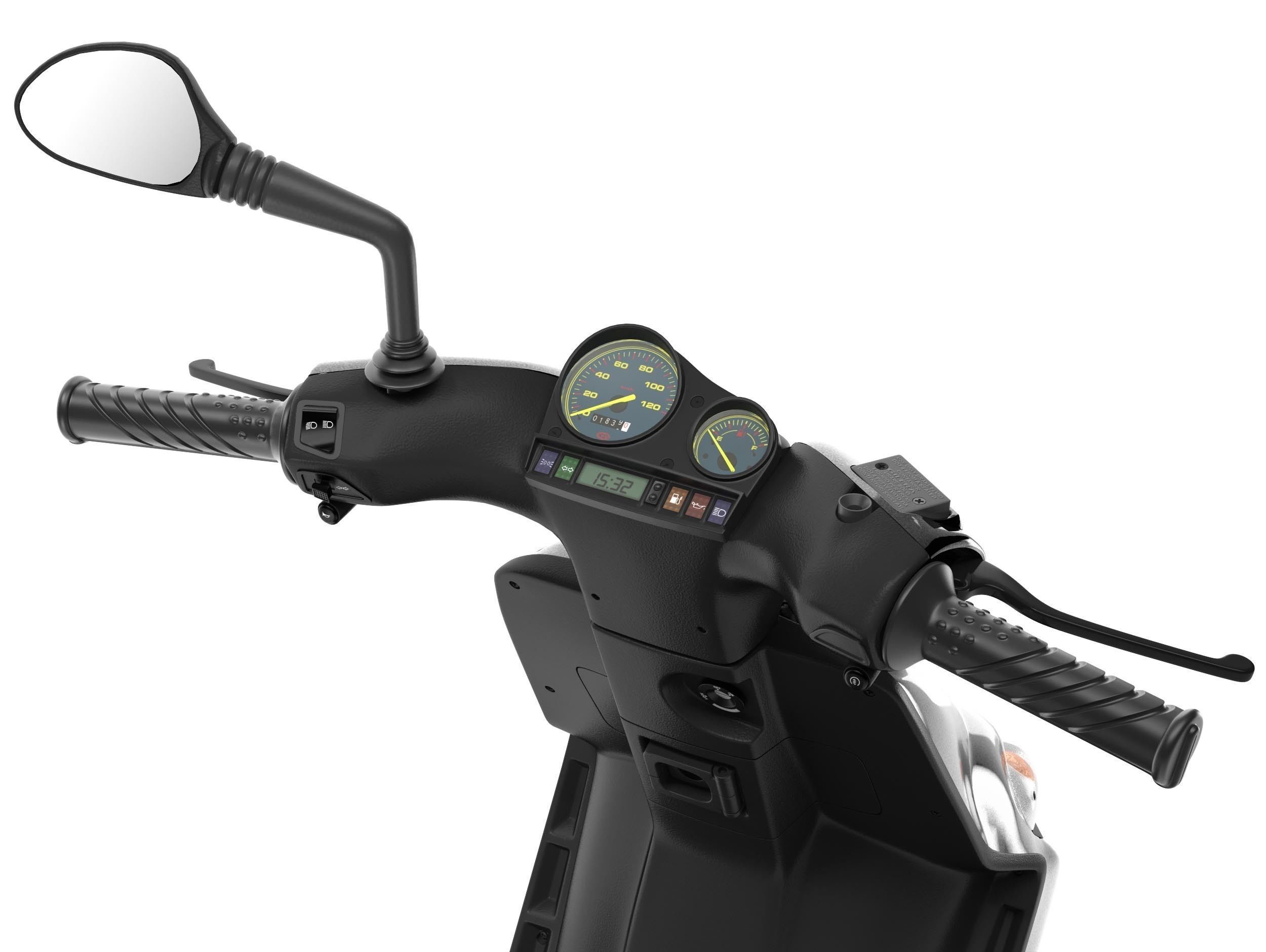 Scooter Gilera Stalker 3D model_1