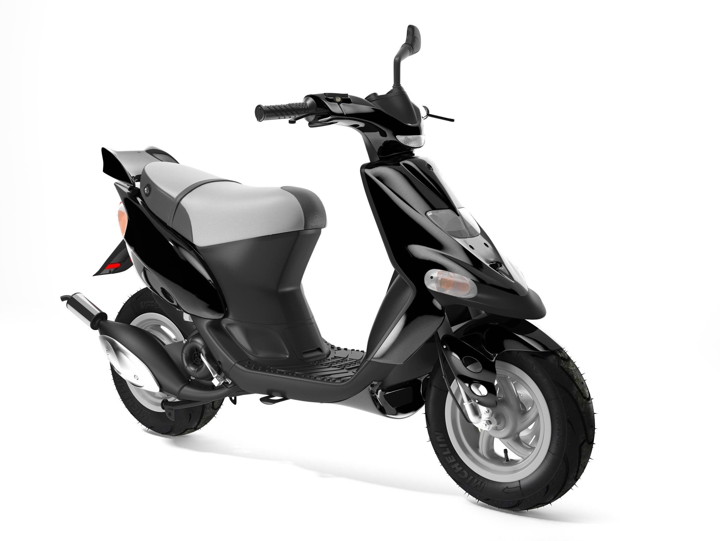 Scooter Gilera Stalker 3D model_2