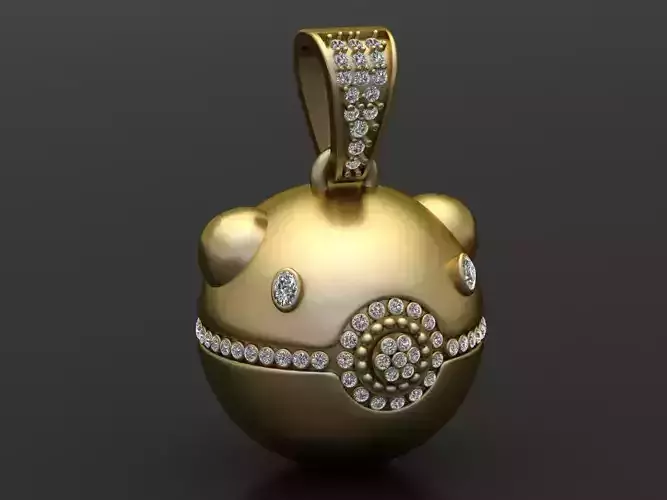 gold orb  3D print model