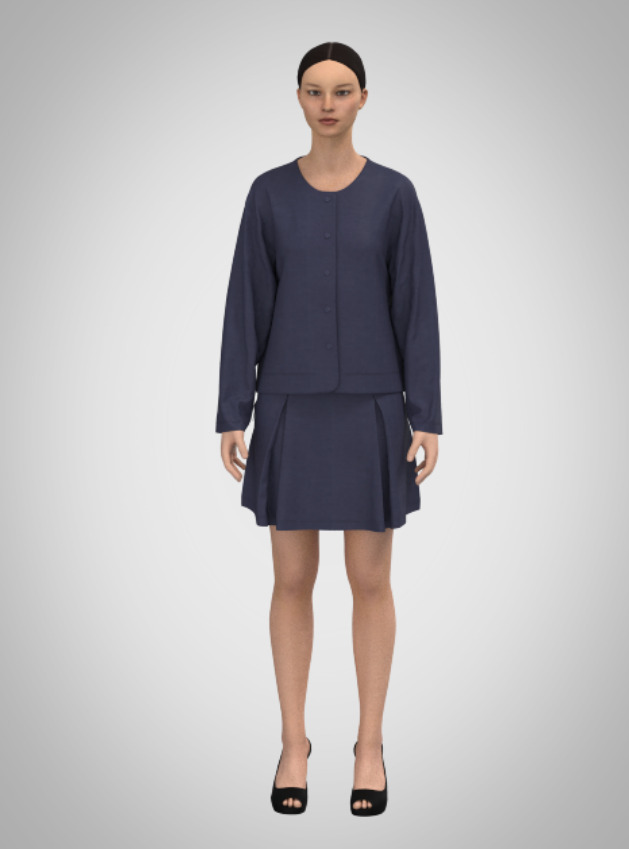 Midnight Pleat Set 3D print model_1