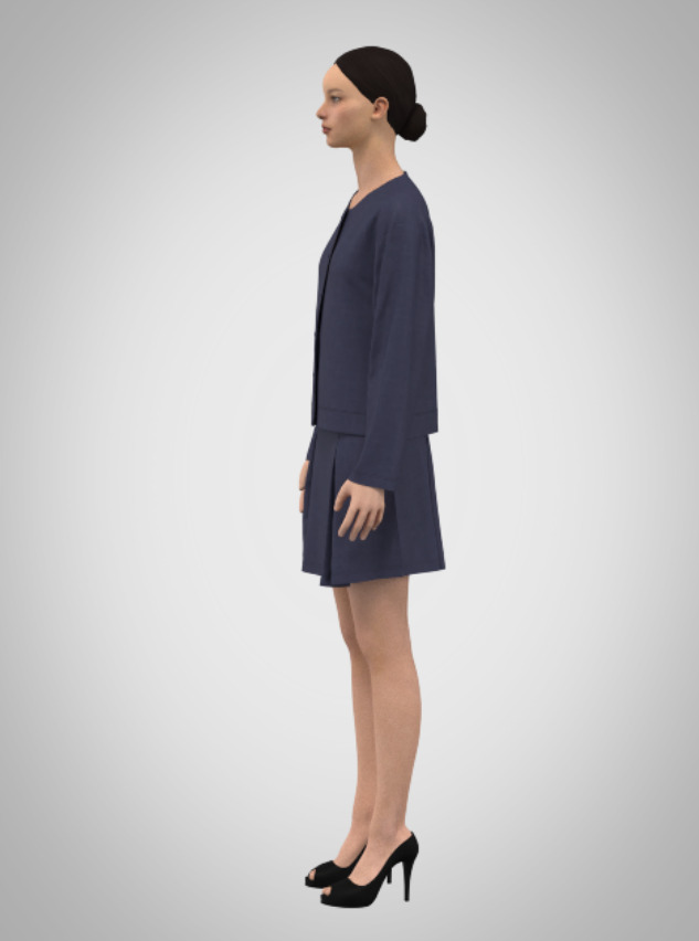 Midnight Pleat Set 3D print model_3