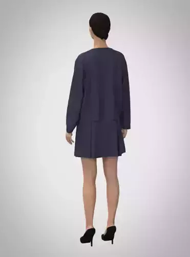 Midnight Pleat Set 3D print model Midnight Pleat Set 3D print model