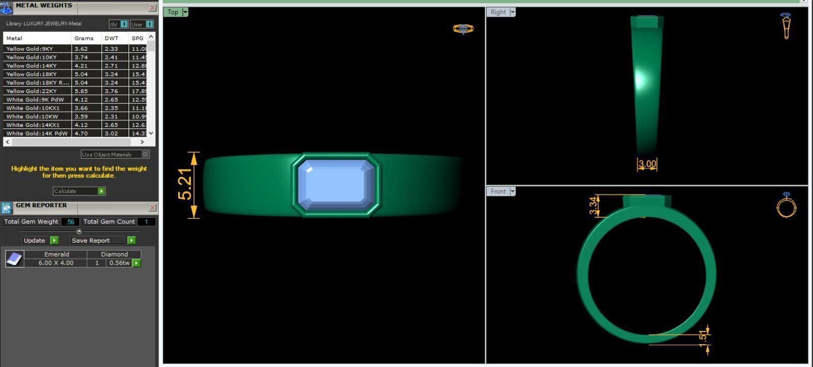 Mens Ring 3d Model and Render 3D print model_12