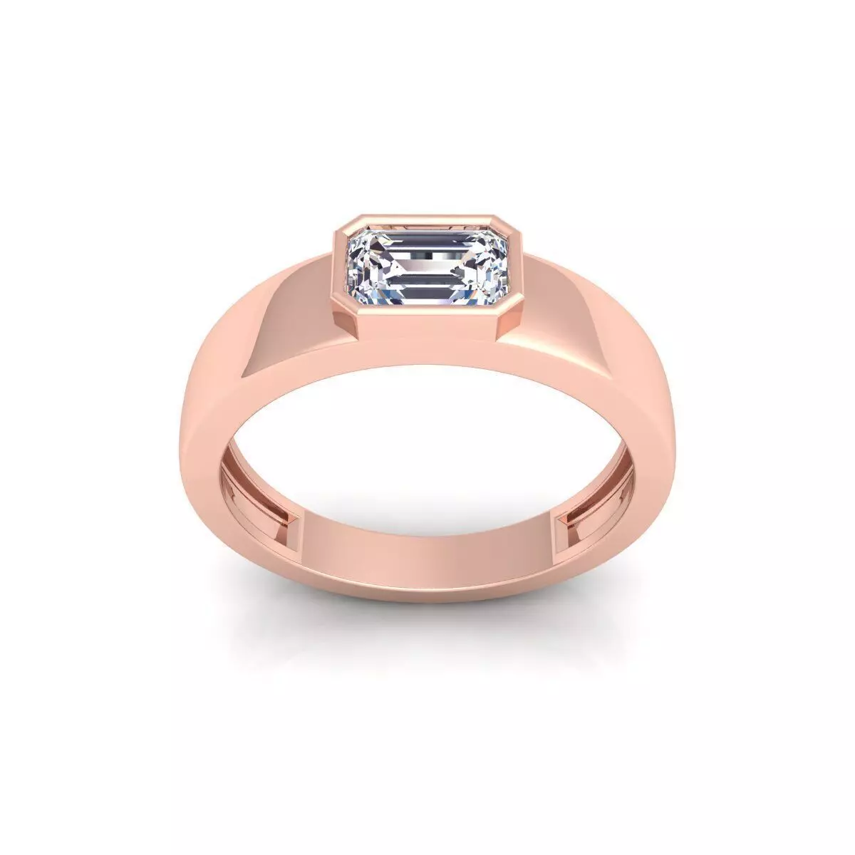 Mens Ring 3d Model and Render 3D print model_0