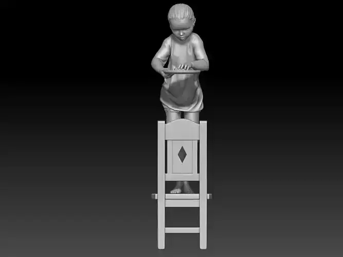 wash dish house girl 4