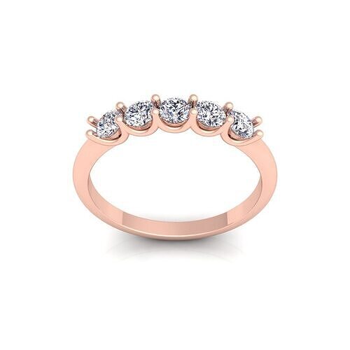 U shape Diamond Ring 3d Model and Render  3D print model