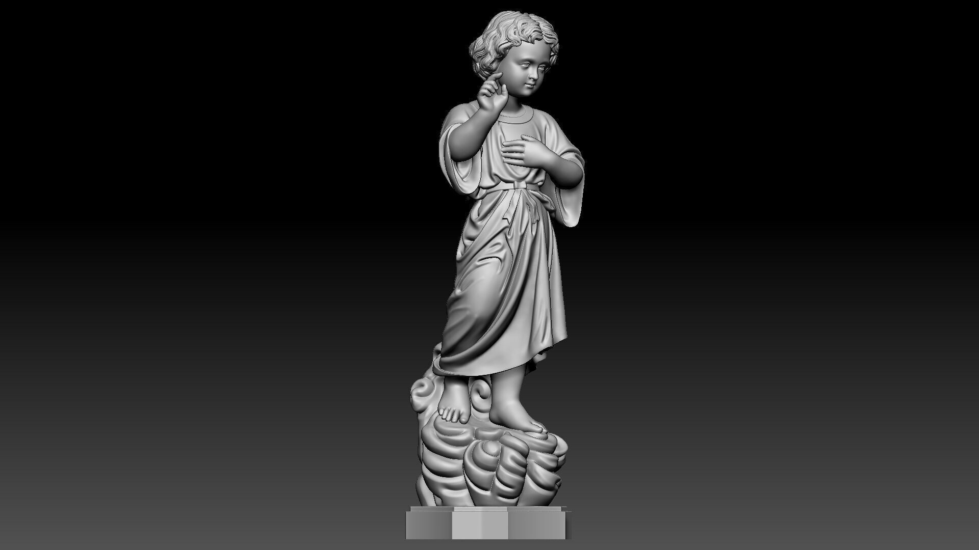 Baby Jesus 3D print model_7