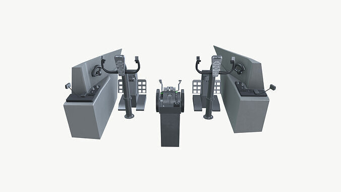 Airplane Cockpit Front Interior 3D model