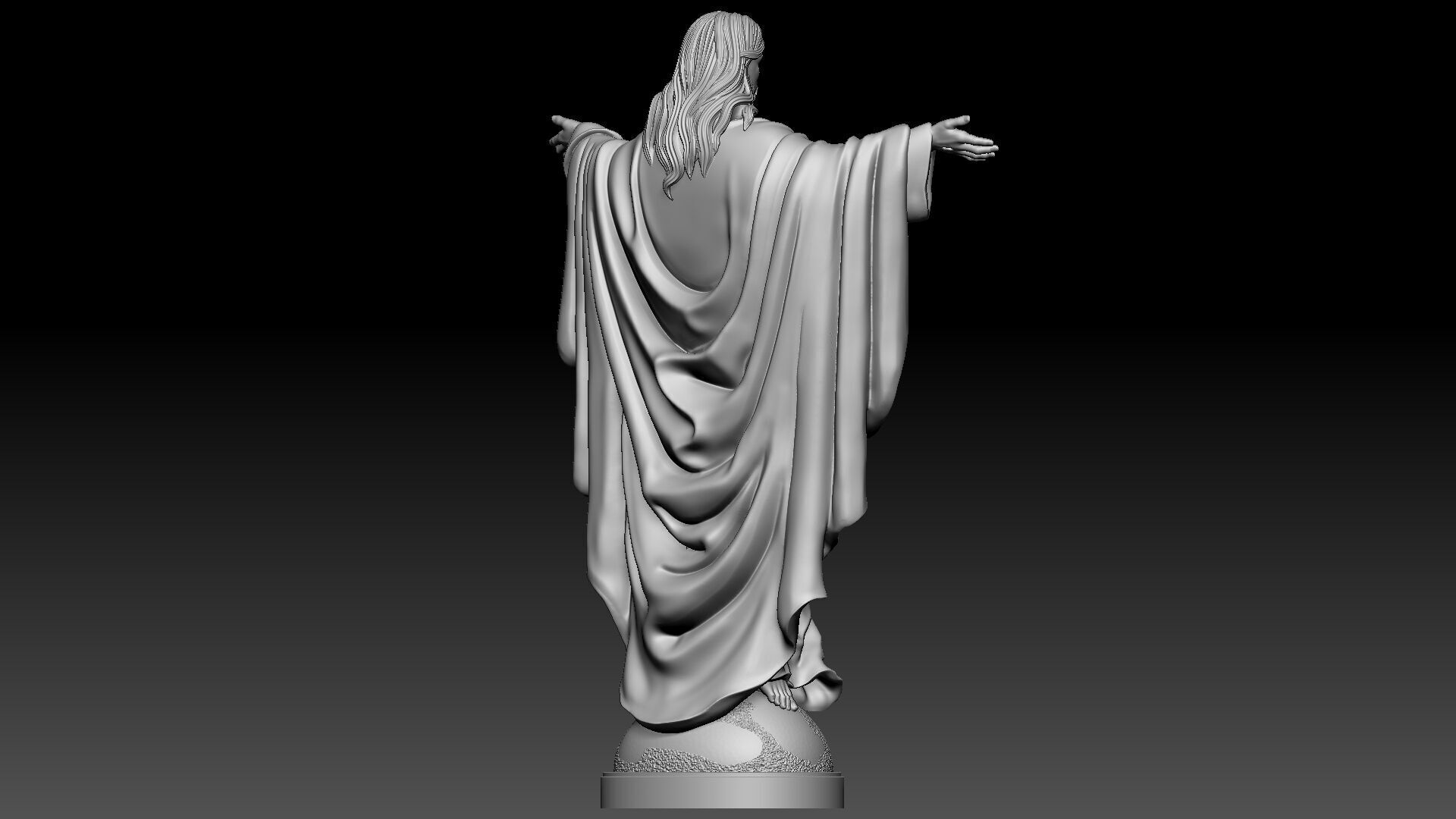 Christ the King  3D print model_5