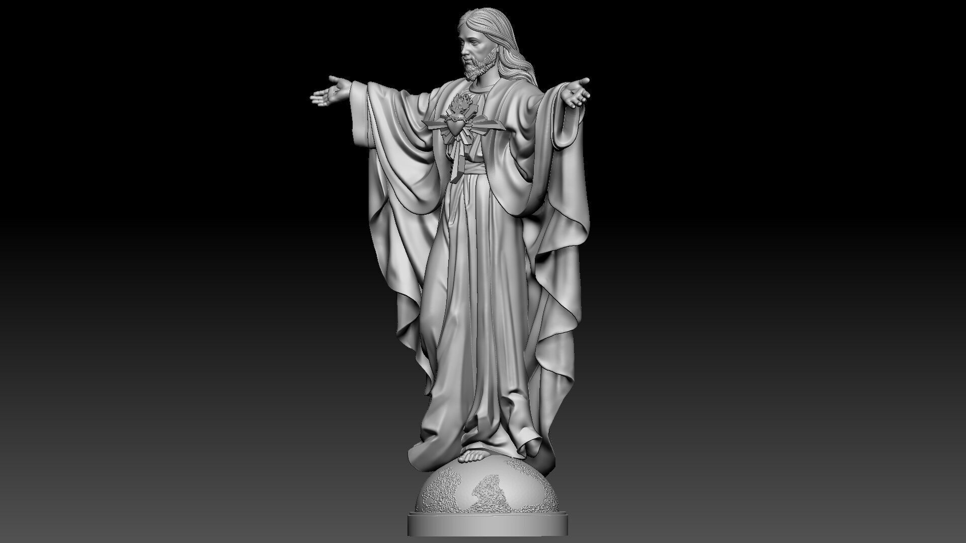 Christ the King  3D print model_1
