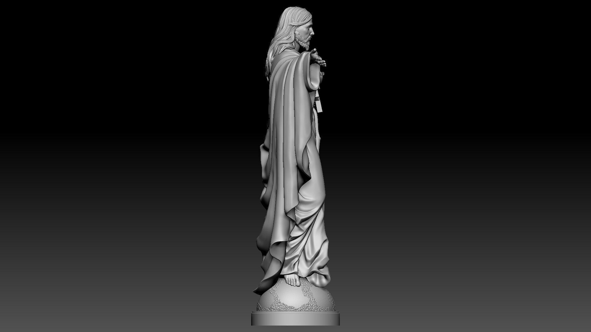 Christ the King  3D print model_6
