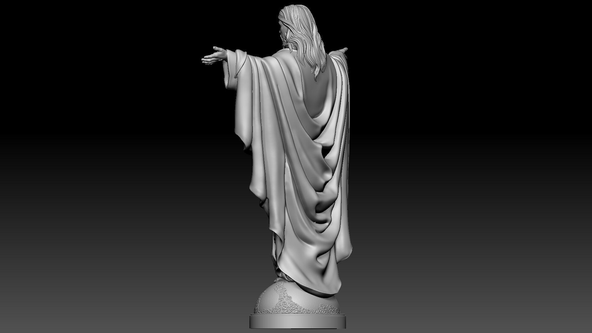 Christ the King  3D print model_3