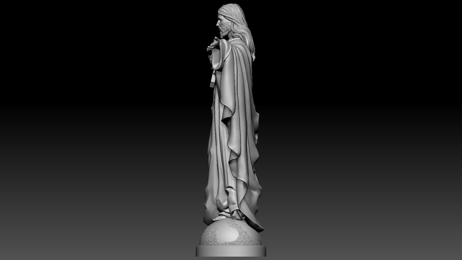 Christ the King  3D print model_2
