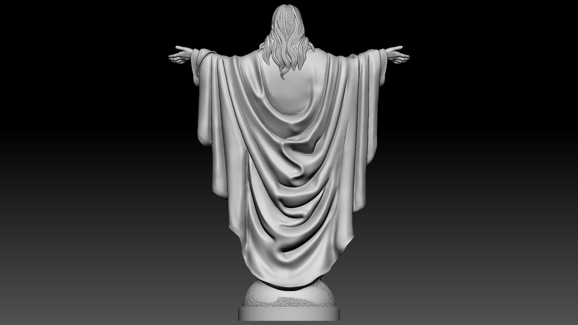 Christ the King  3D print model_4