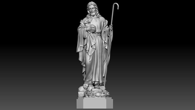 The Good Shepherd - Jesus Christ  3D print model