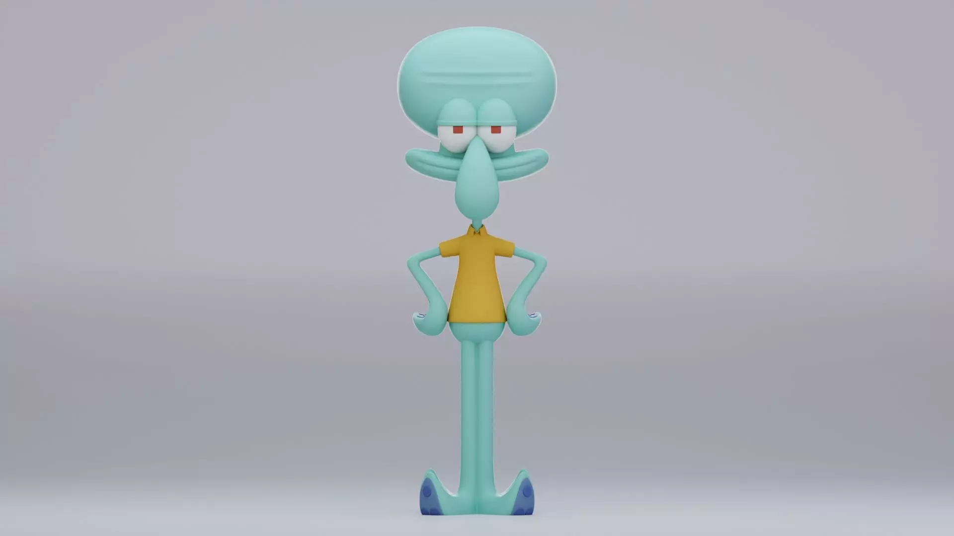 Squidward 3D print model STL 3D print model_0