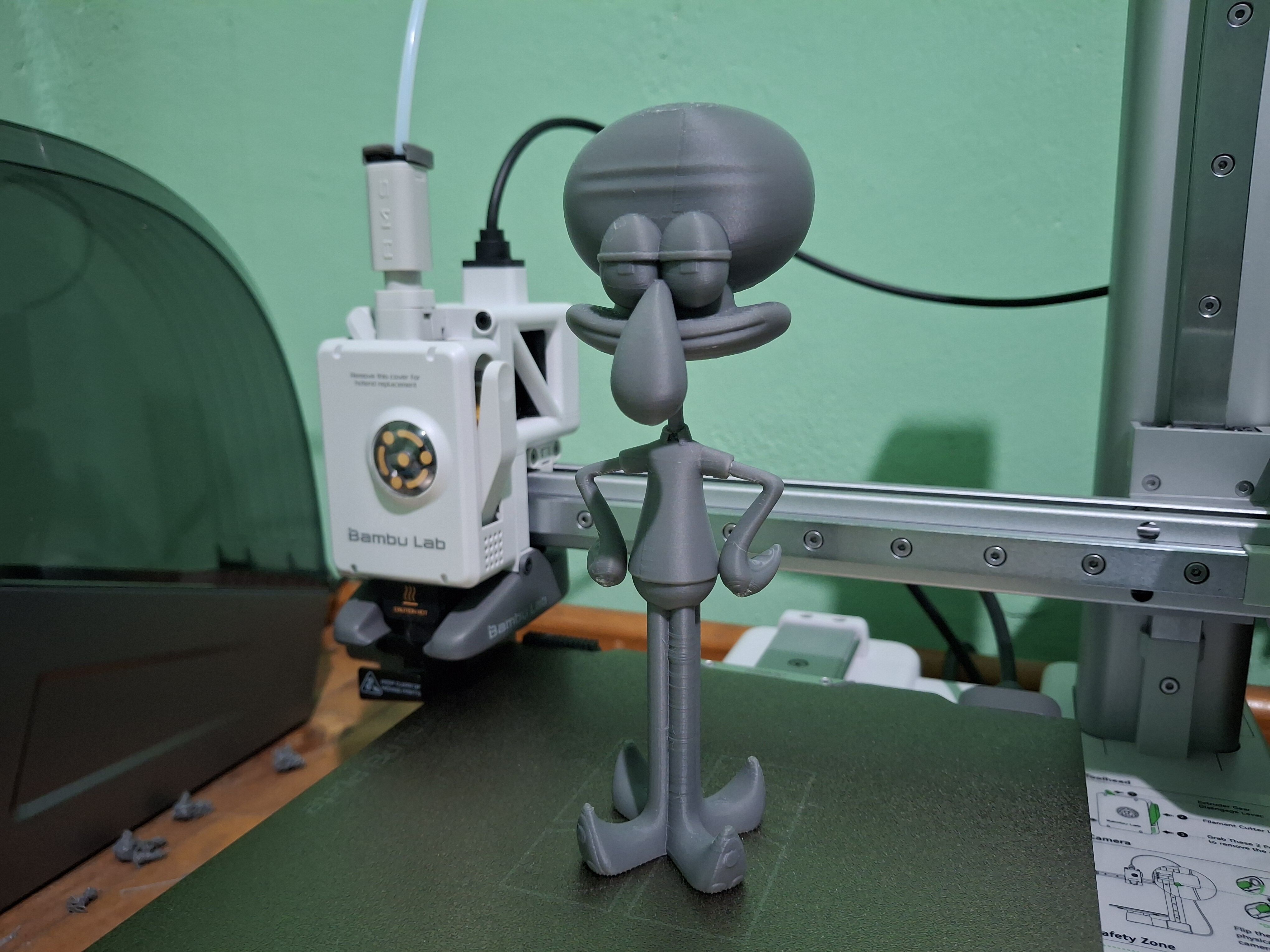 Squidward 3D print model STL 3D print model_3