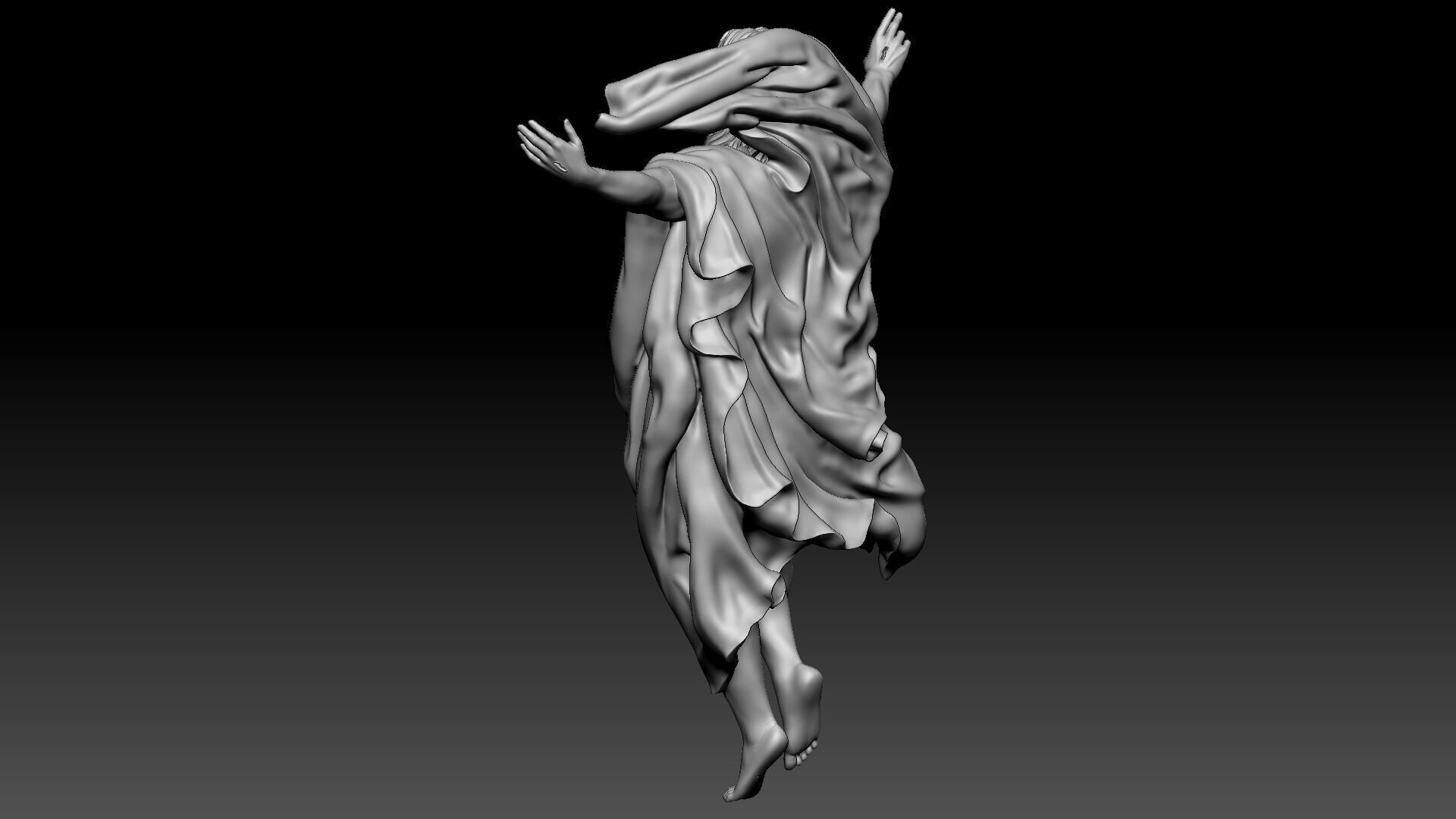 Ascension of Jesus  3D print model_3